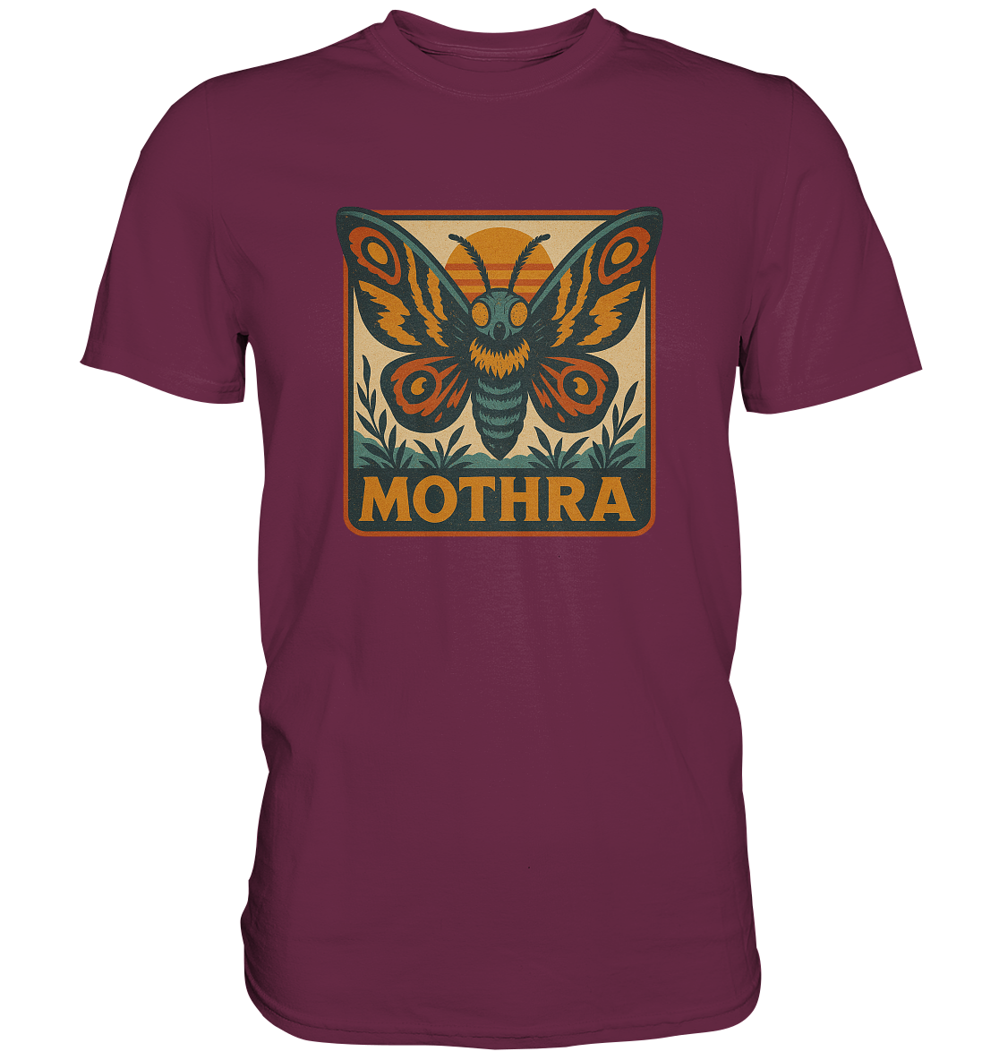 Retro T-Shirt - Mothra - Premium Shirt