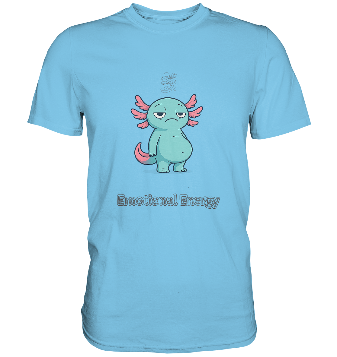 Emotional Energy – Axolotl (Türkis)  - Premium Shirt