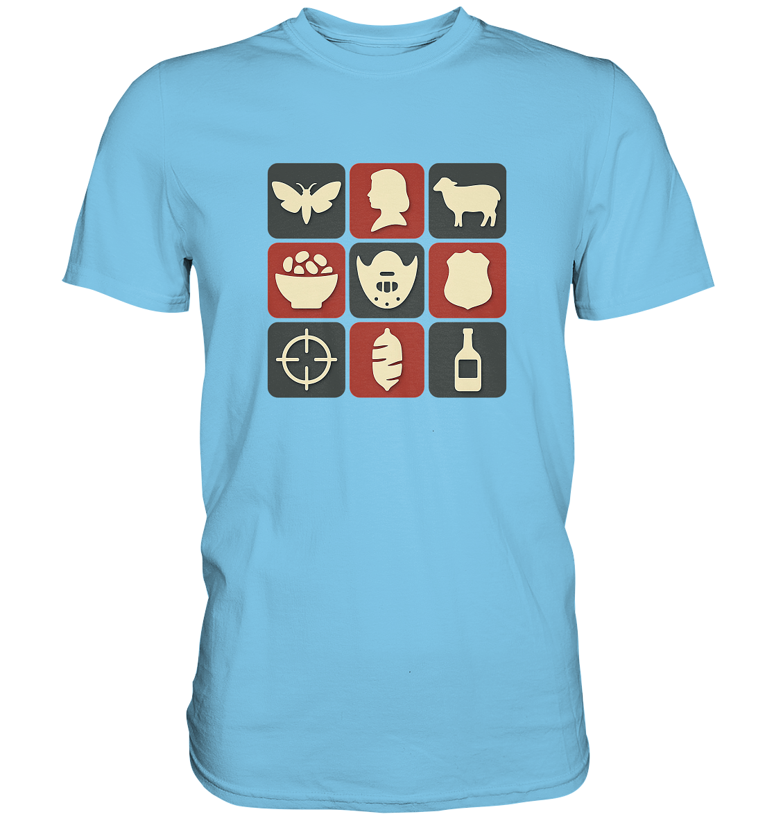 filmquiz - Horror - Das Schweigen der Lämmer - Premium Shirt