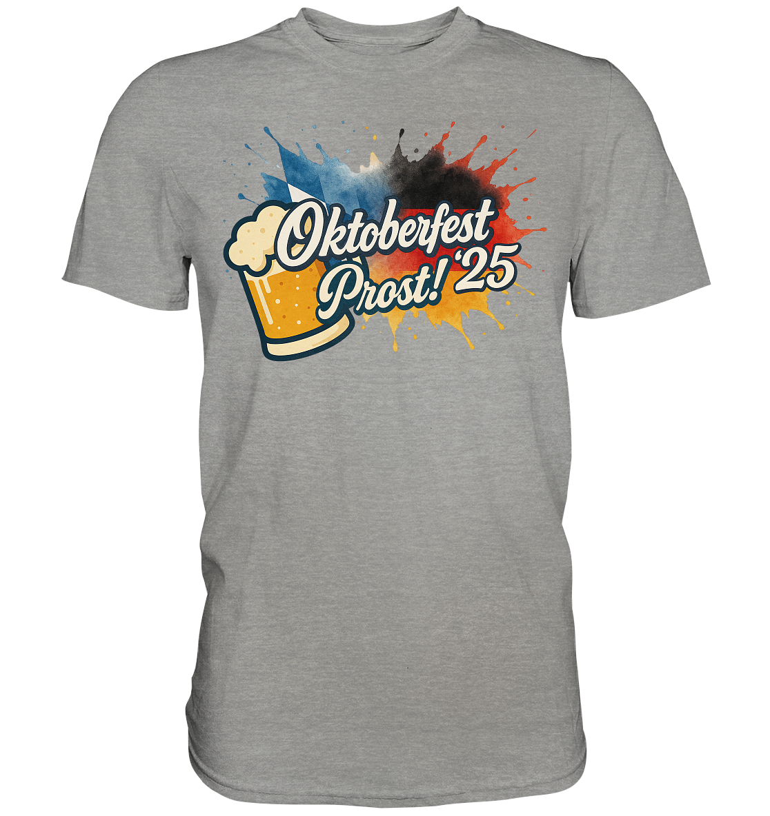 Global Cheers! - Deutschland mit Bier - Premium Shirt