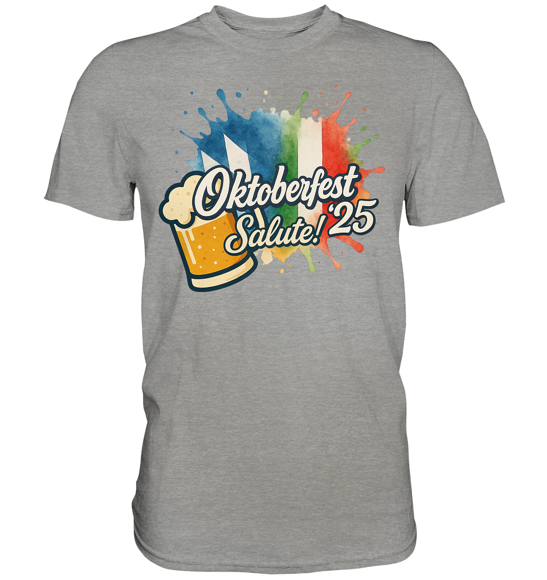 Global Cheers! - Italien mit Bier - Premium Shirt