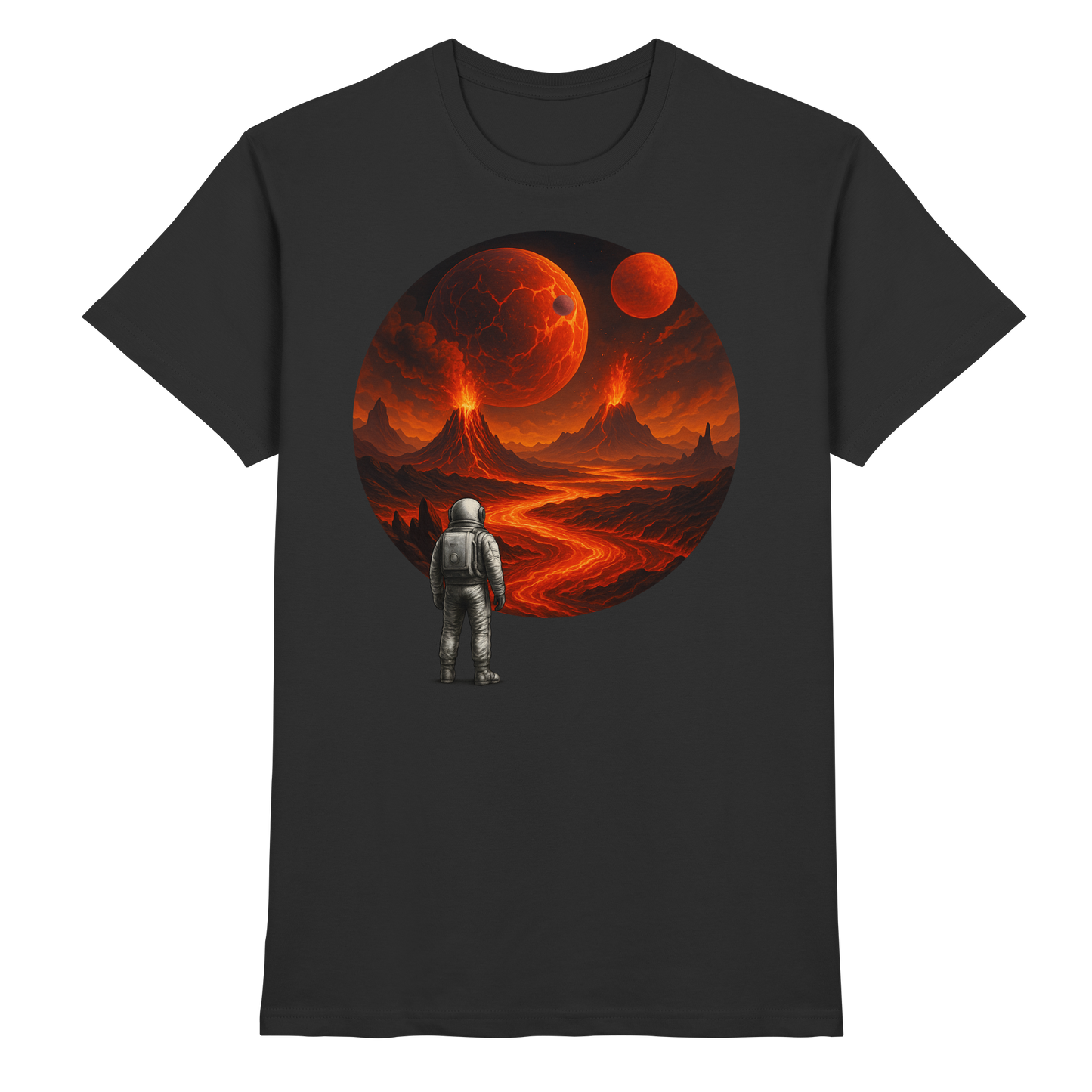 Inferno View – Astronaut’s Journey - Premium Shirt