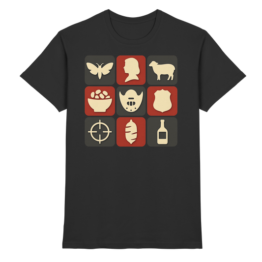 Das Schweigen der Lämmer – Horror Icons - Premium Shirt