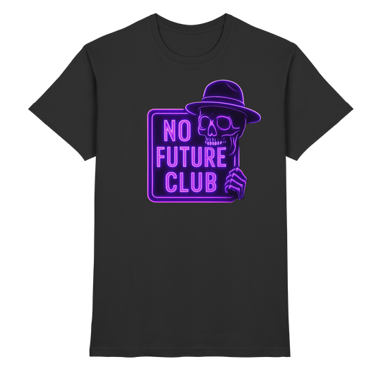 Skull Lila – No Future Club - Premium Shirt
