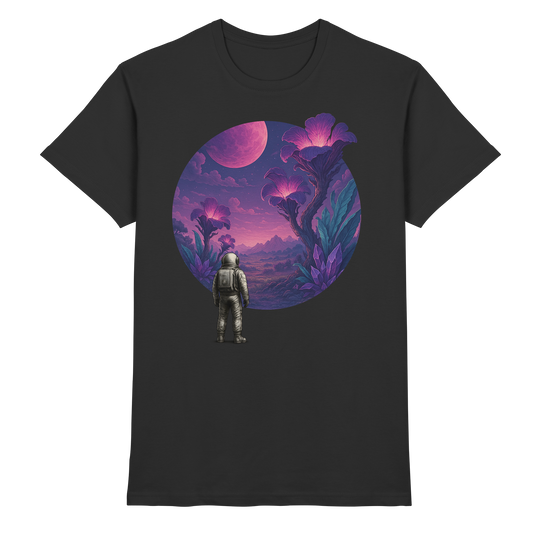 Lunar Bloom – Astronaut’s Journey - Premium Shirt