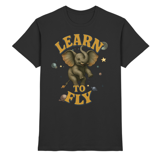 Elefant – Learn To Fly - Premium Shirt