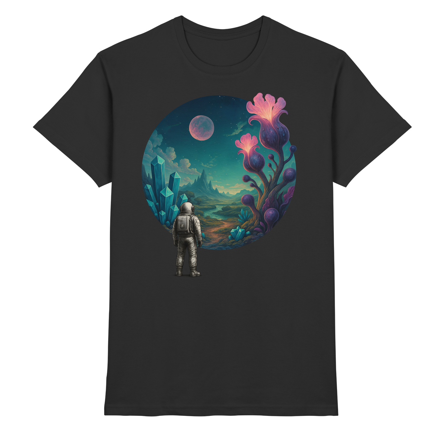 Crystal Bloom – Astronaut’s Journey - Premium Shirt