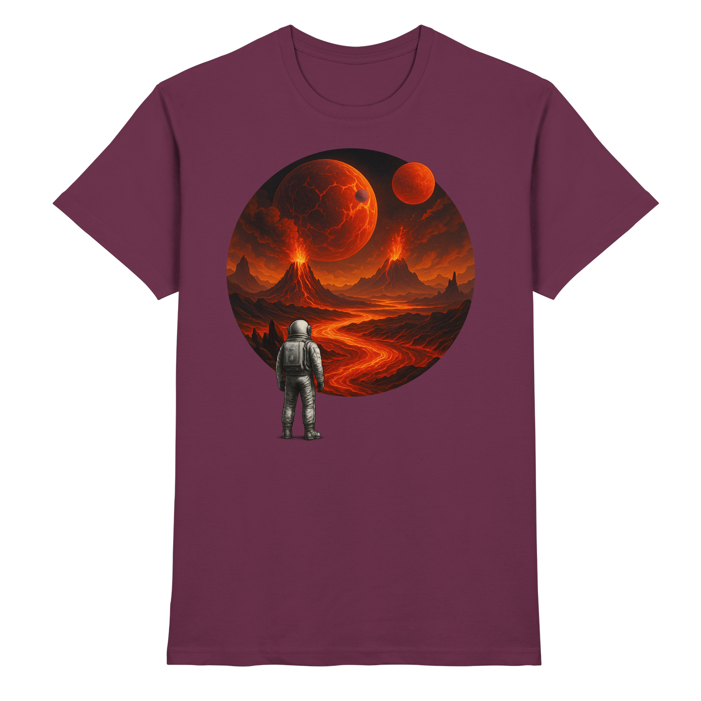 Inferno View – Astronaut’s Journey - Premium Shirt