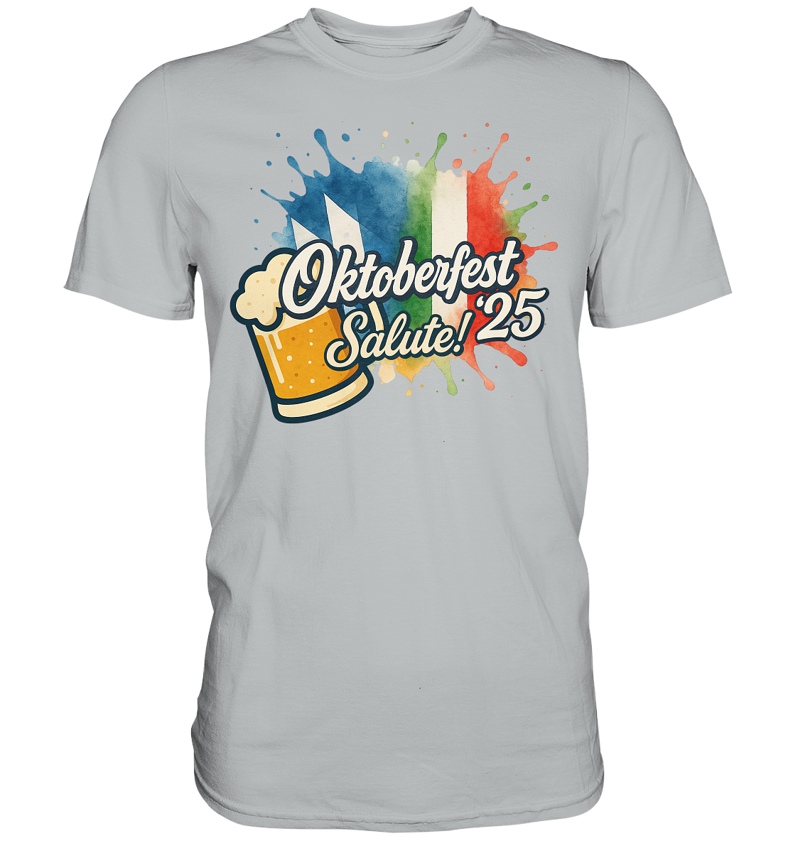 Global Cheers! - Italien mit Bier - Premium Shirt