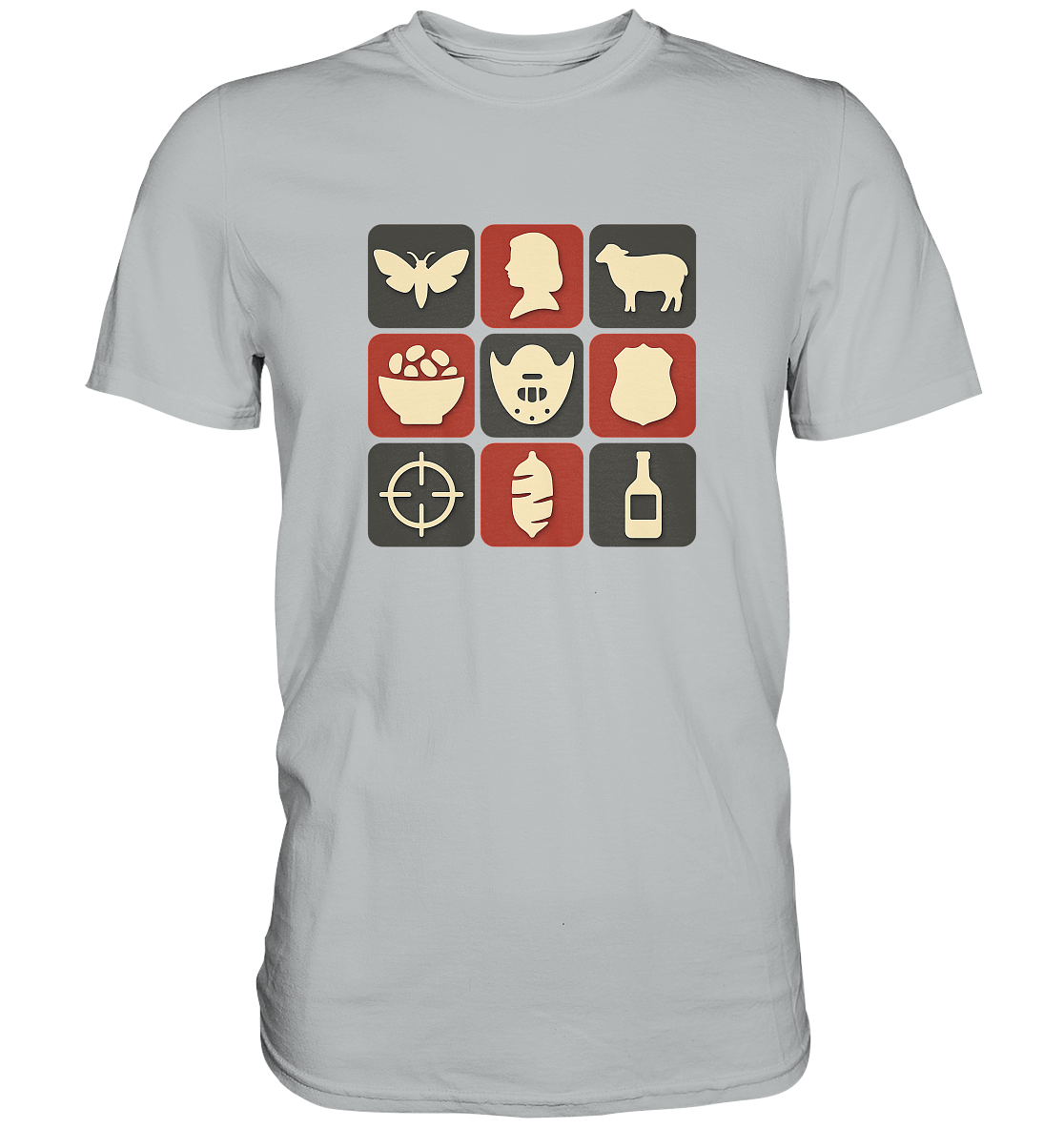 filmquiz - Horror - Das Schweigen der Lämmer - Premium Shirt