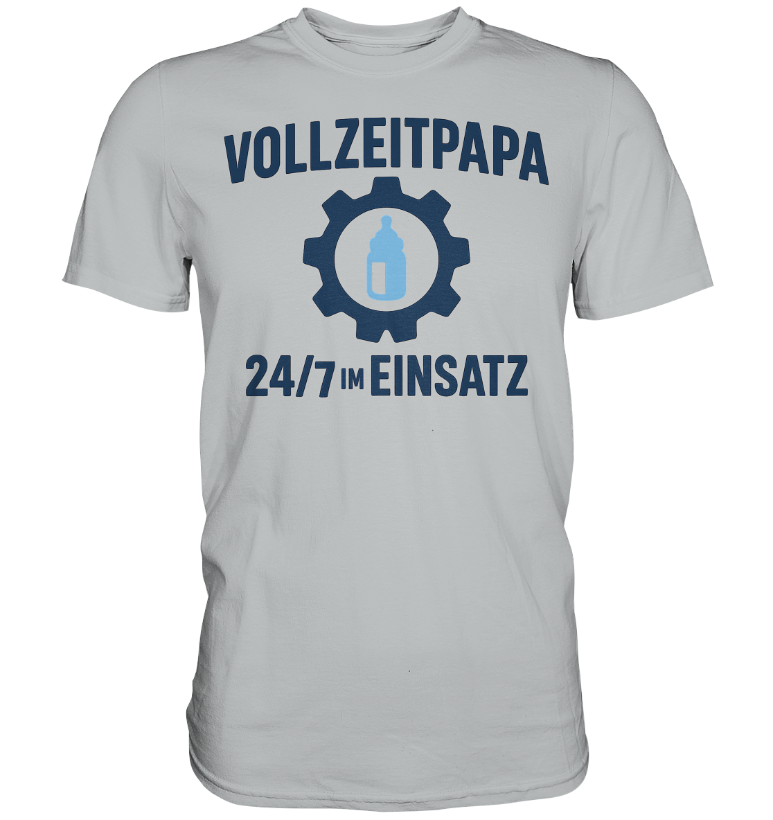 Vollzeitpapa - 24/7 im Einsatz - Fläschchen - Premium Shirt
