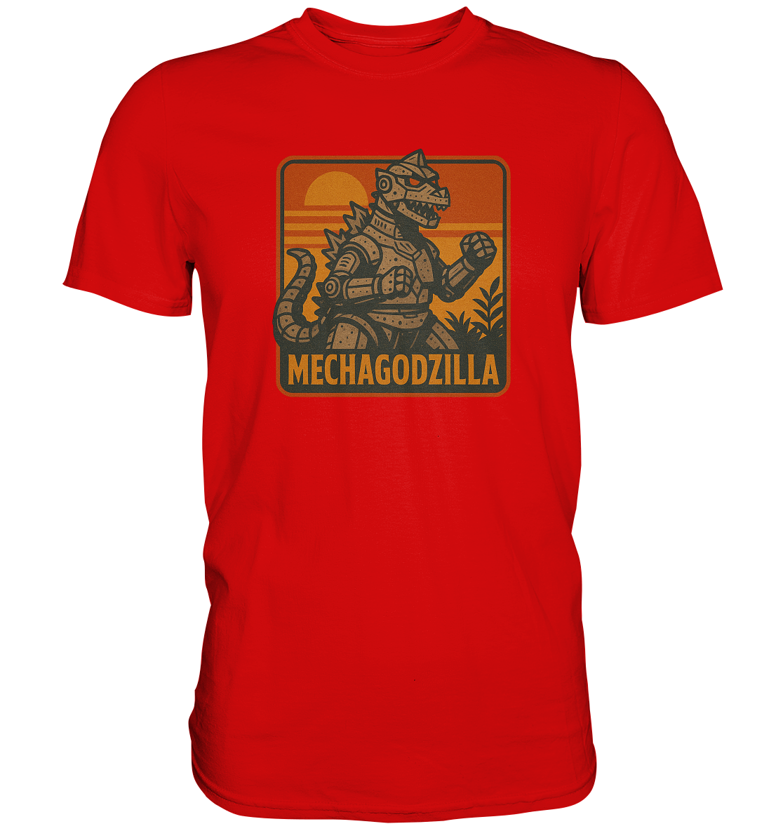 Retro T-Shirt - Mechagodzilla - Premium Shirt