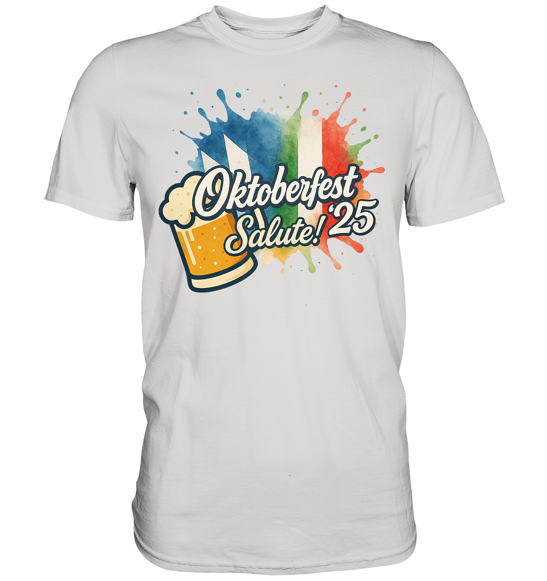 Global Cheers! - Italien mit Bier - Premium Shirt