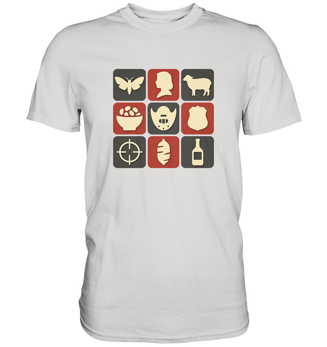 filmquiz - Horror - Das Schweigen der Lämmer - Premium Shirt