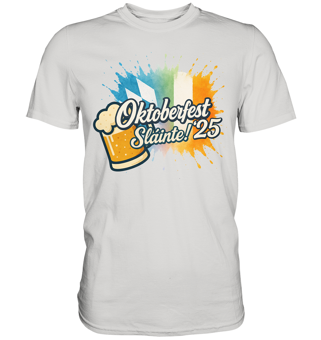 Global Cheers! - Irland mit Bier - Premium Shirt