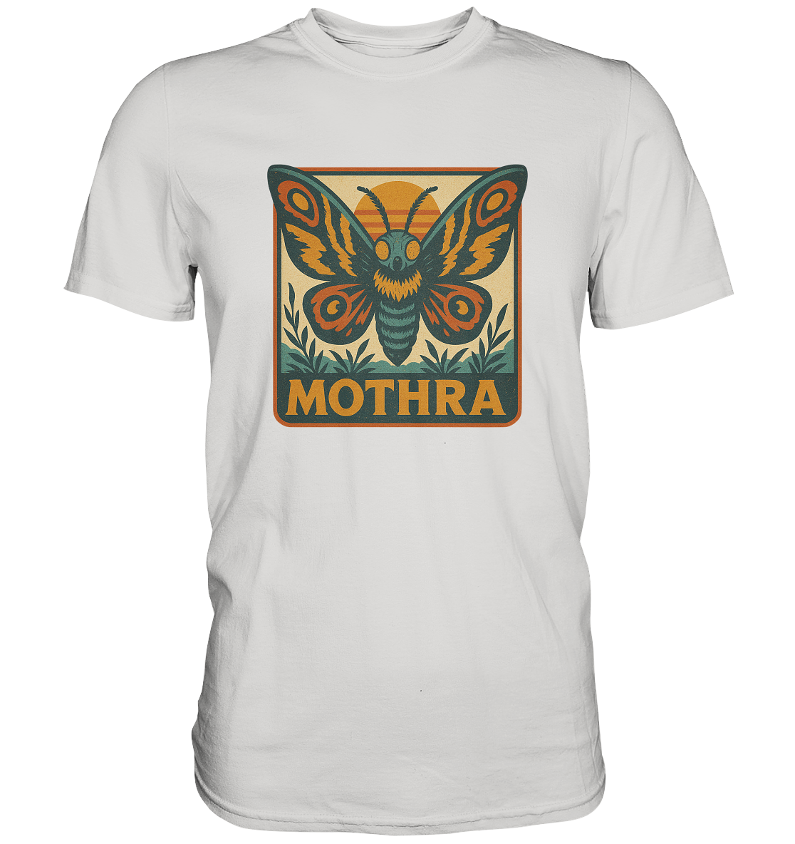 Retro T-Shirt - Mothra - Premium Shirt