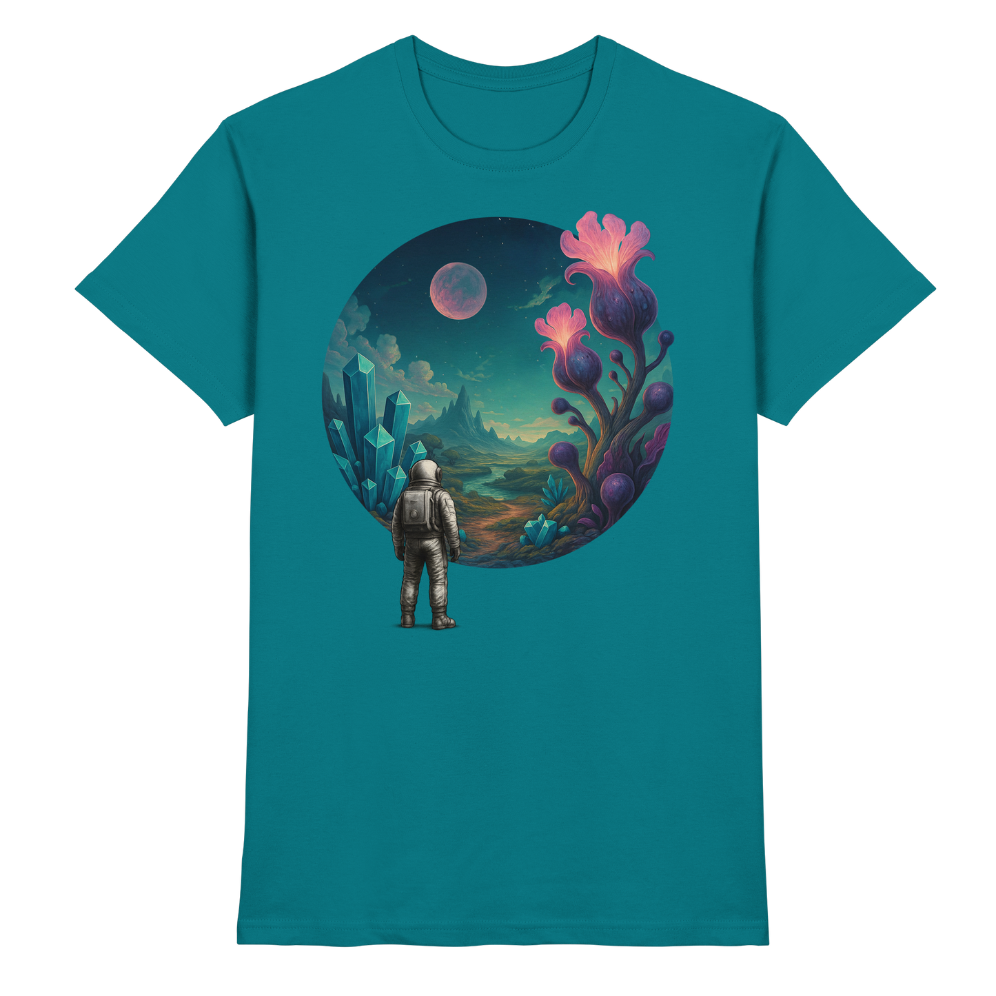 Crystal Bloom – Astronaut’s Journey - Premium Shirt