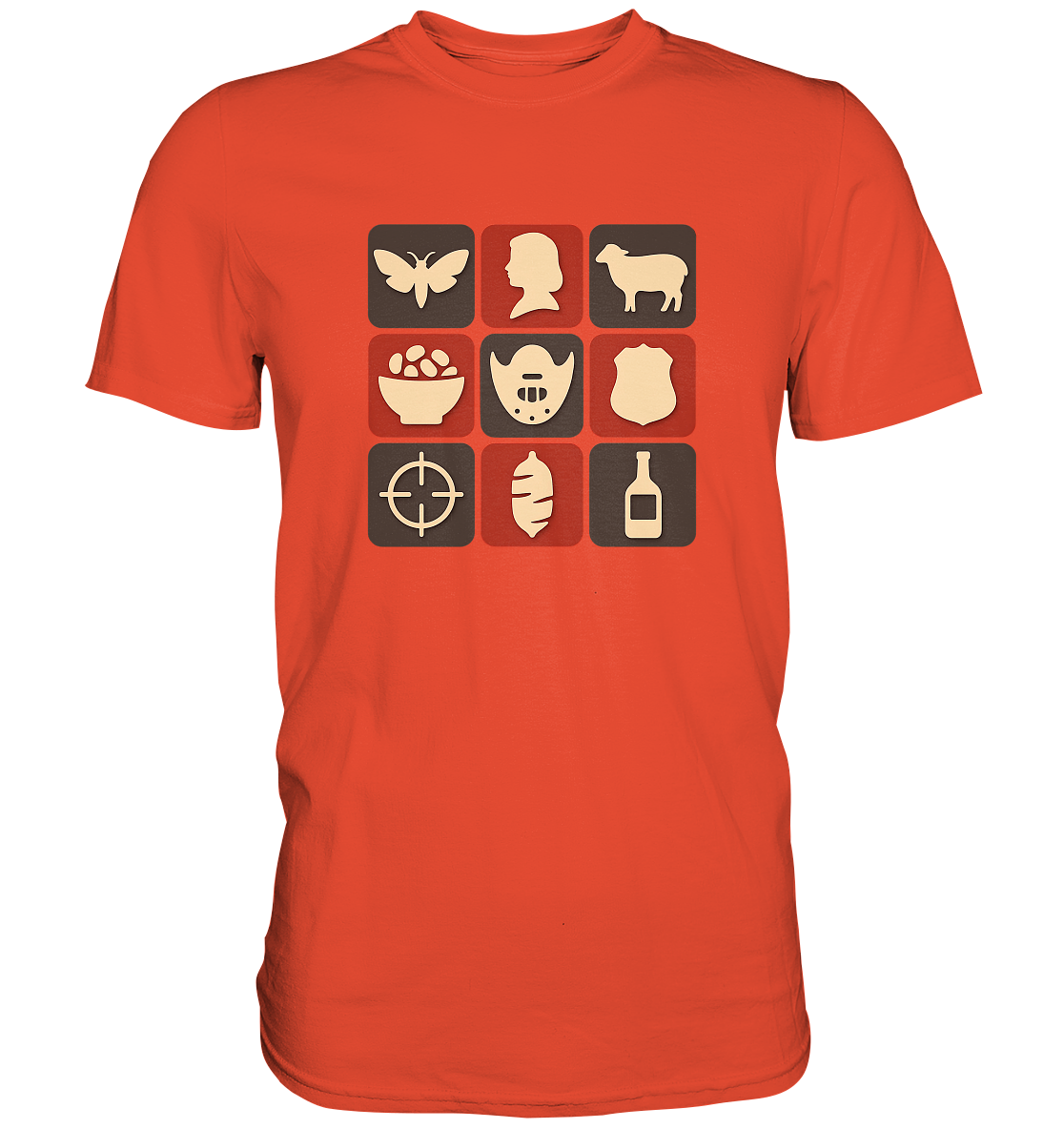 filmquiz - Horror - Das Schweigen der Lämmer - Premium Shirt