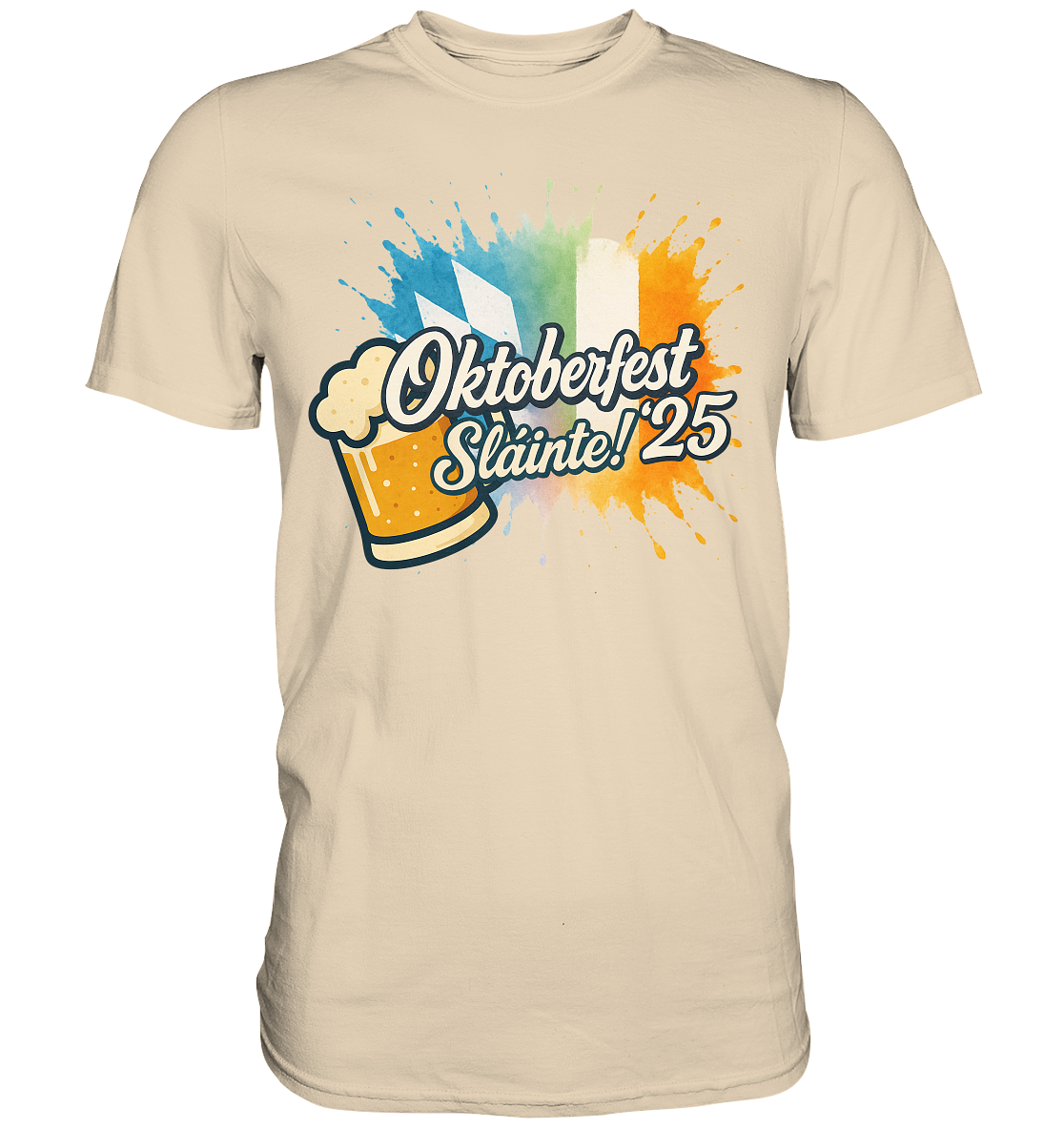 Global Cheers! - Irland mit Bier - Premium Shirt