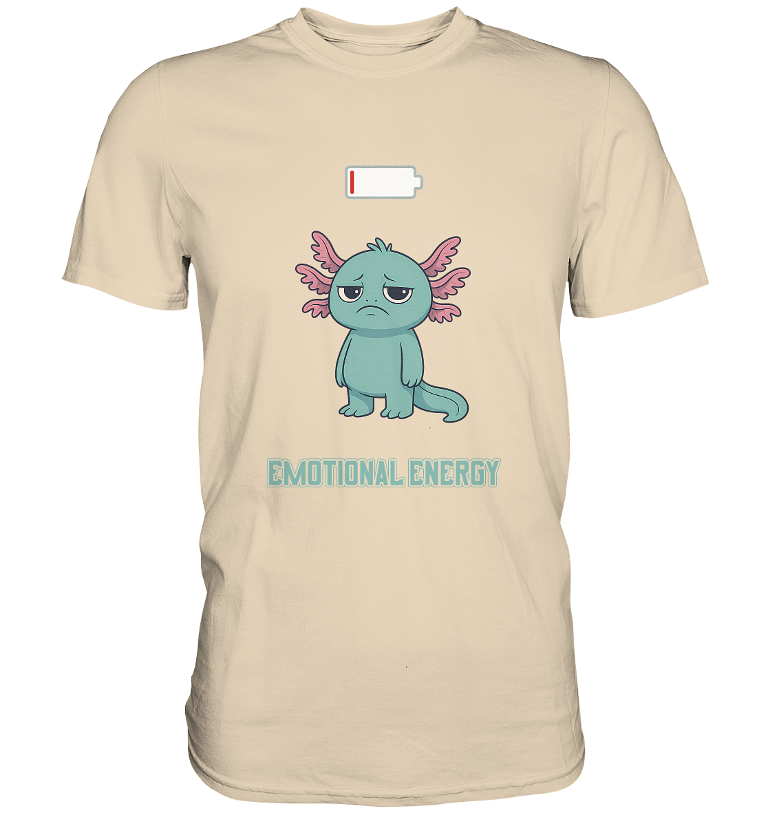Emotional Energy – Axolotl (Türkis)  - Premium Shirt