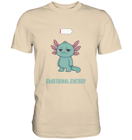 Emotional Energy – Axolotl (Türkis)  - Premium Shirt