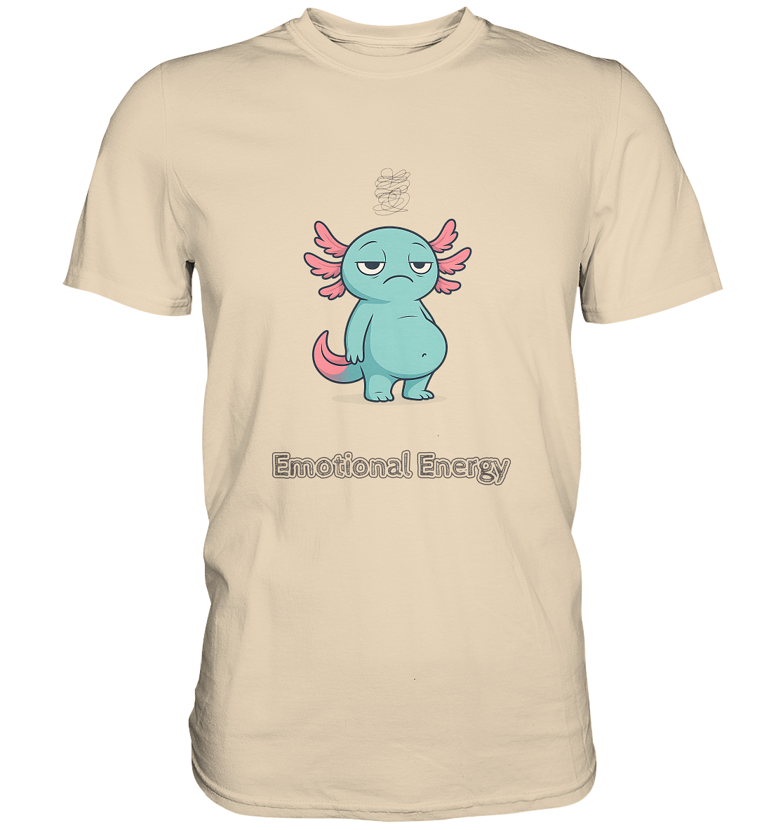 Emotional Energy – Axolotl (Türkis)  - Premium Shirt