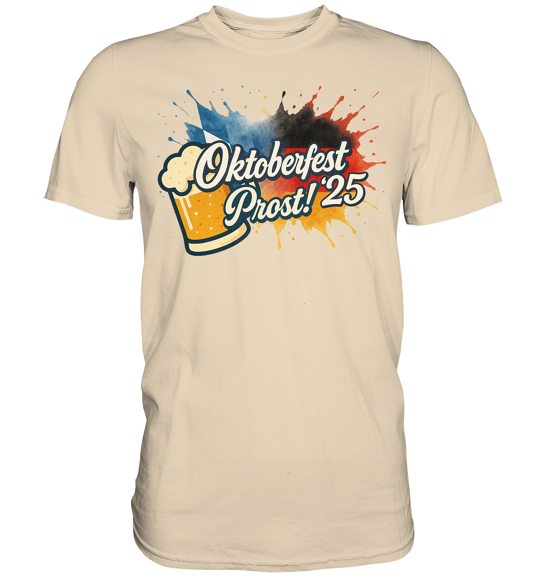 Global Cheers! - Deutschland mit Bier - Premium Shirt