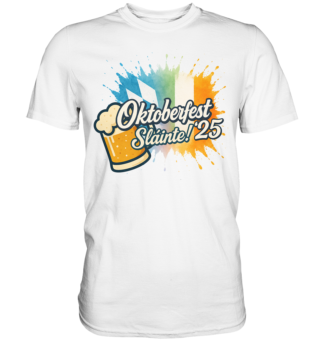 Global Cheers! - Irland mit Bier - Premium Shirt
