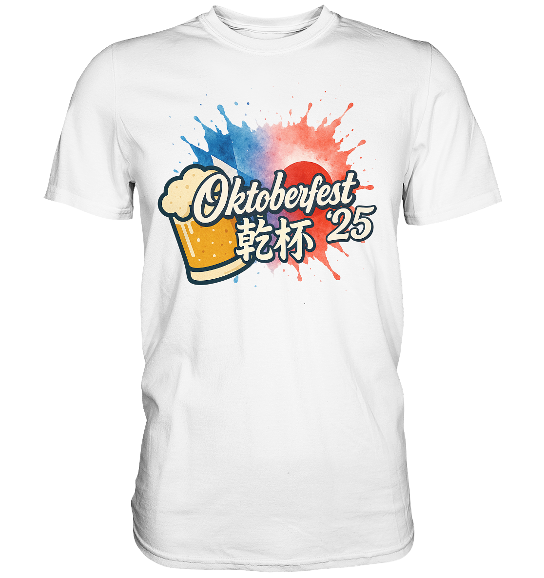 Global Cheers! - Japan mit Bier - Premium Shirt