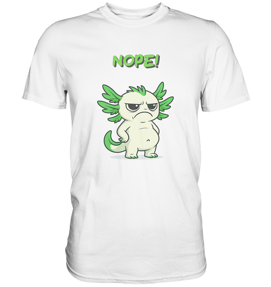 NOPE!  Grün - Premium Shirt