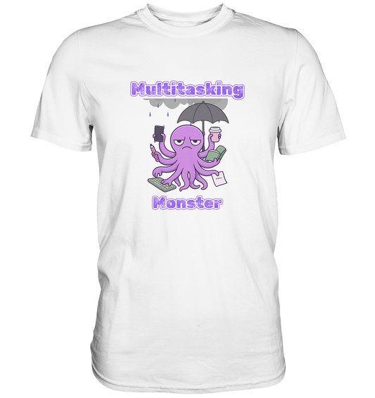 Multitasking Monster - Lila - Premium Shirt