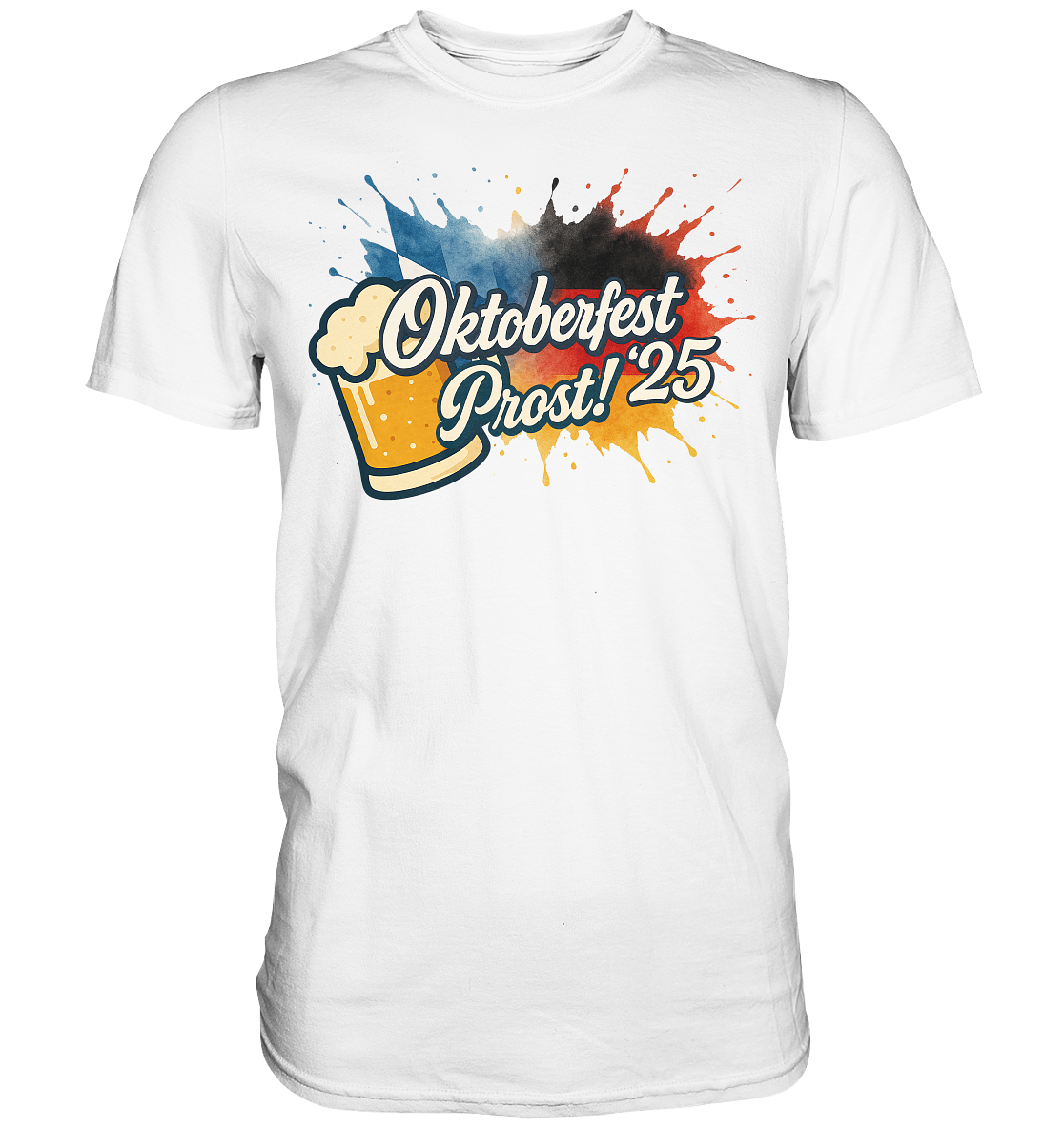 Global Cheers! - Deutschland mit Bier - Premium Shirt
