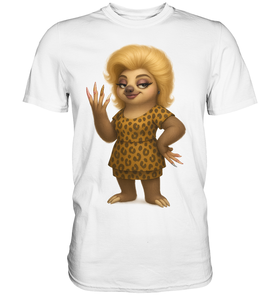 Slothies - Mandy Protzke – Kosmetikerin mit Nagelstudio im Keller. - Premium Shirt