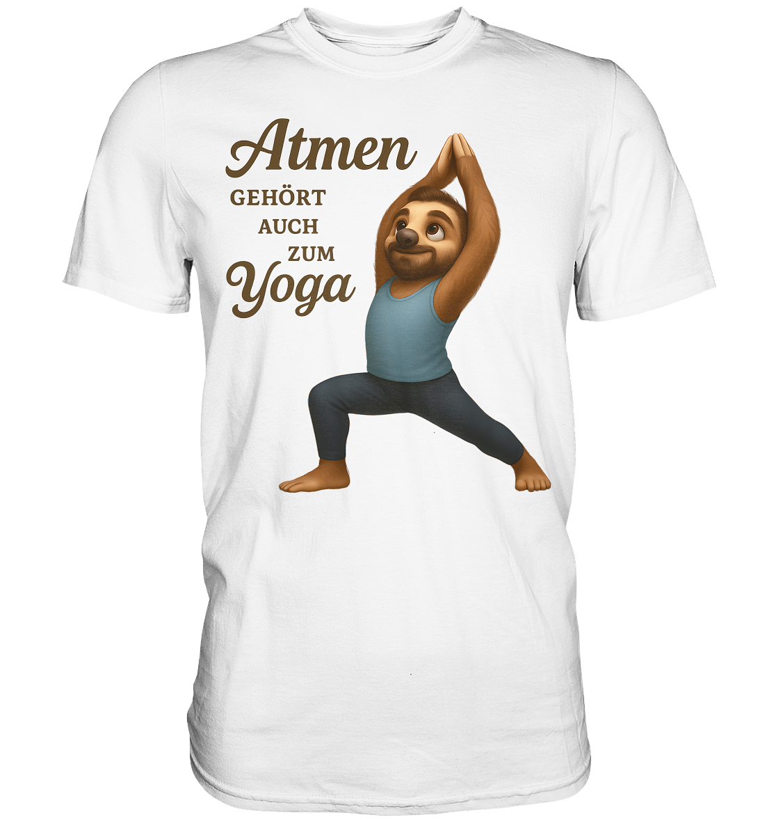 Slothies - Atmen gehört auch zum Yoga. - Männlich - Premium Shirt