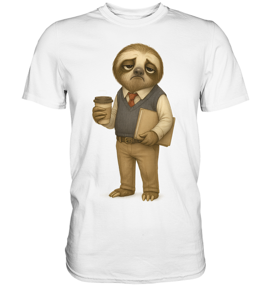 Slothies - Herr Schluffinger - Buchhalter bei der Gemeindeverwaltung. - Premium Shirt