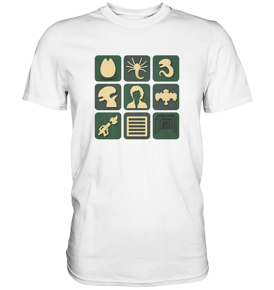 Filmquiz - Horror - Alien - Premium Shirt