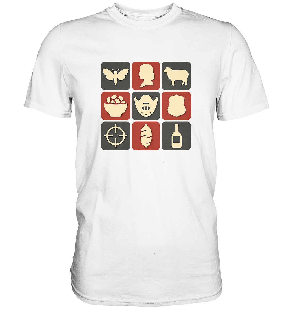 filmquiz - Horror - Das Schweigen der Lämmer - Premium Shirt