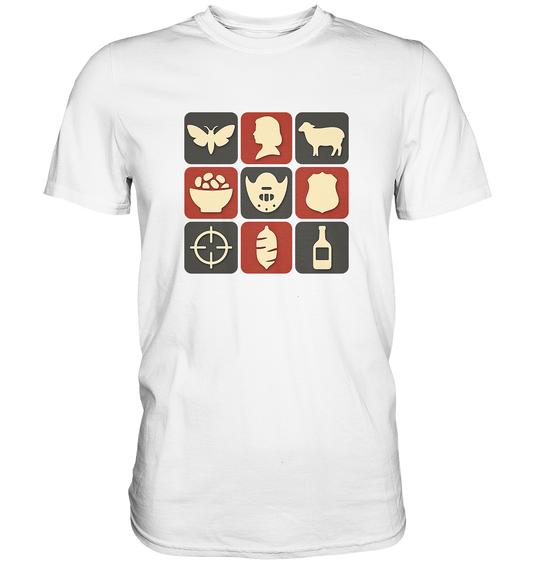 filmquiz - Horror - Das Schweigen der Lämmer - Premium Shirt