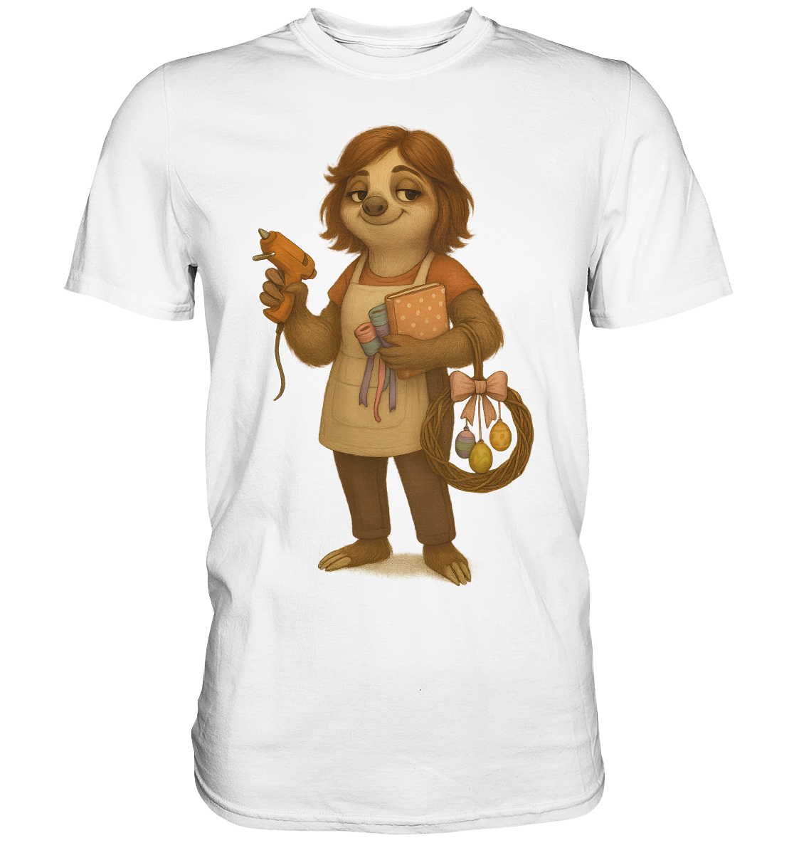 Slothies – Diana Deko – Bastelkönigin, lebt für Pinterest - Premium Shirt