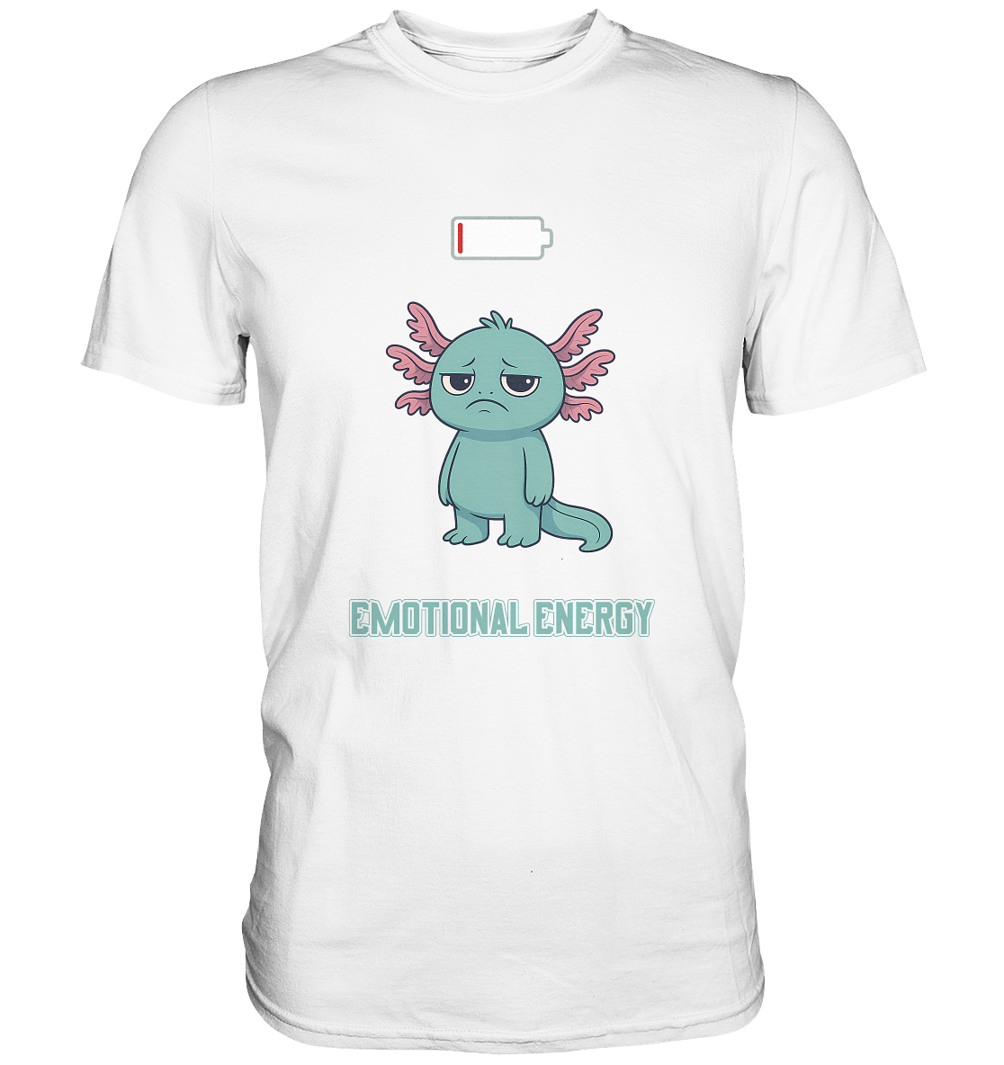 Emotional Energy – Axolotl (Türkis)  - Premium Shirt