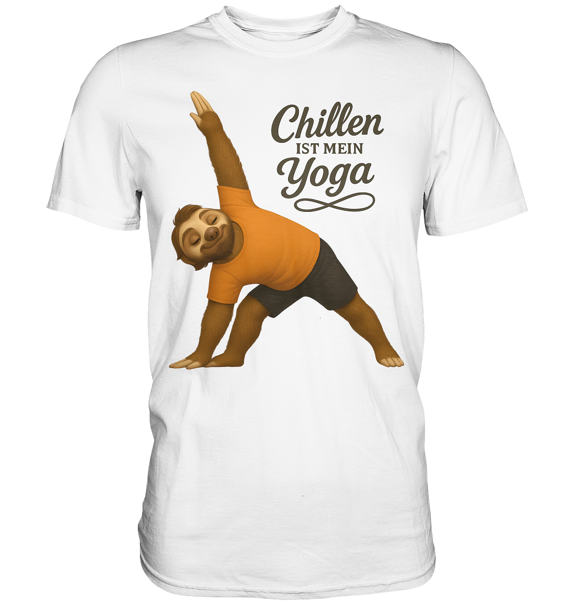 Slothies - Chillen ist mein Yoga. - Männlich - Premium Shirt