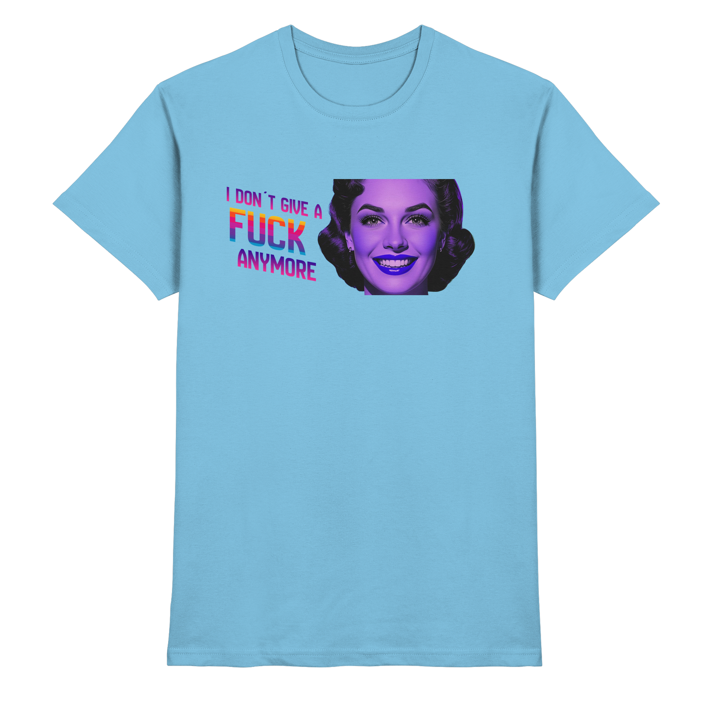 IDGAFA Girl – Zero Fucks Club - Premium Shirt