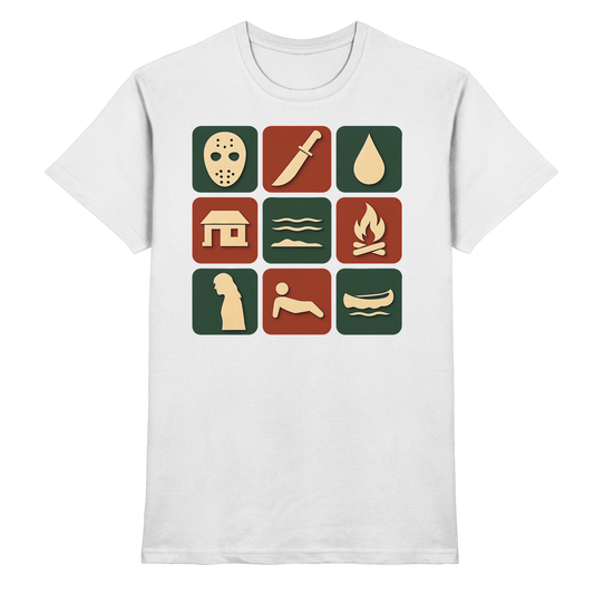 Freitag der 13. – Horror Icons - Premium Shirt