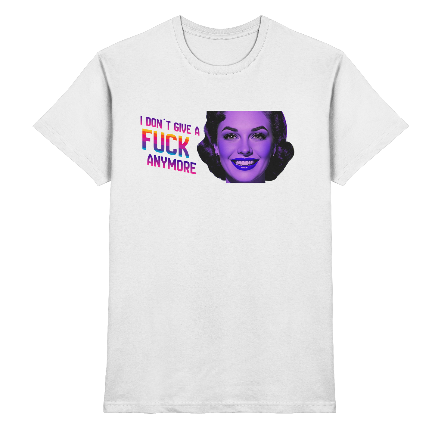 IDGAFA Girl – Zero Fucks Club - Premium Shirt