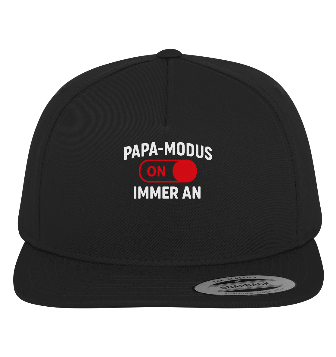 Papa-Modus On - Rot - Premium Snapback