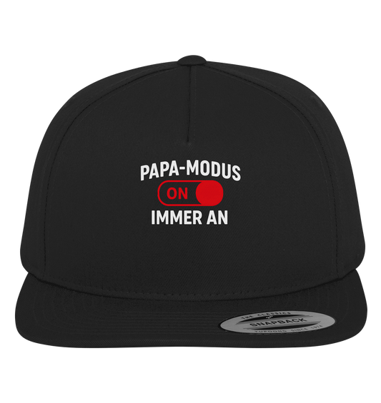 Papa-Modus On - Rot - Premium Snapback