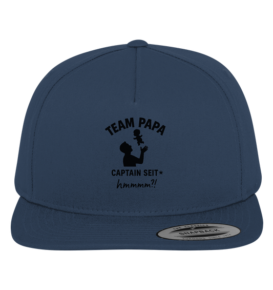Team Papa - Captain seit*  (Dark Edition) - Premium Snapback