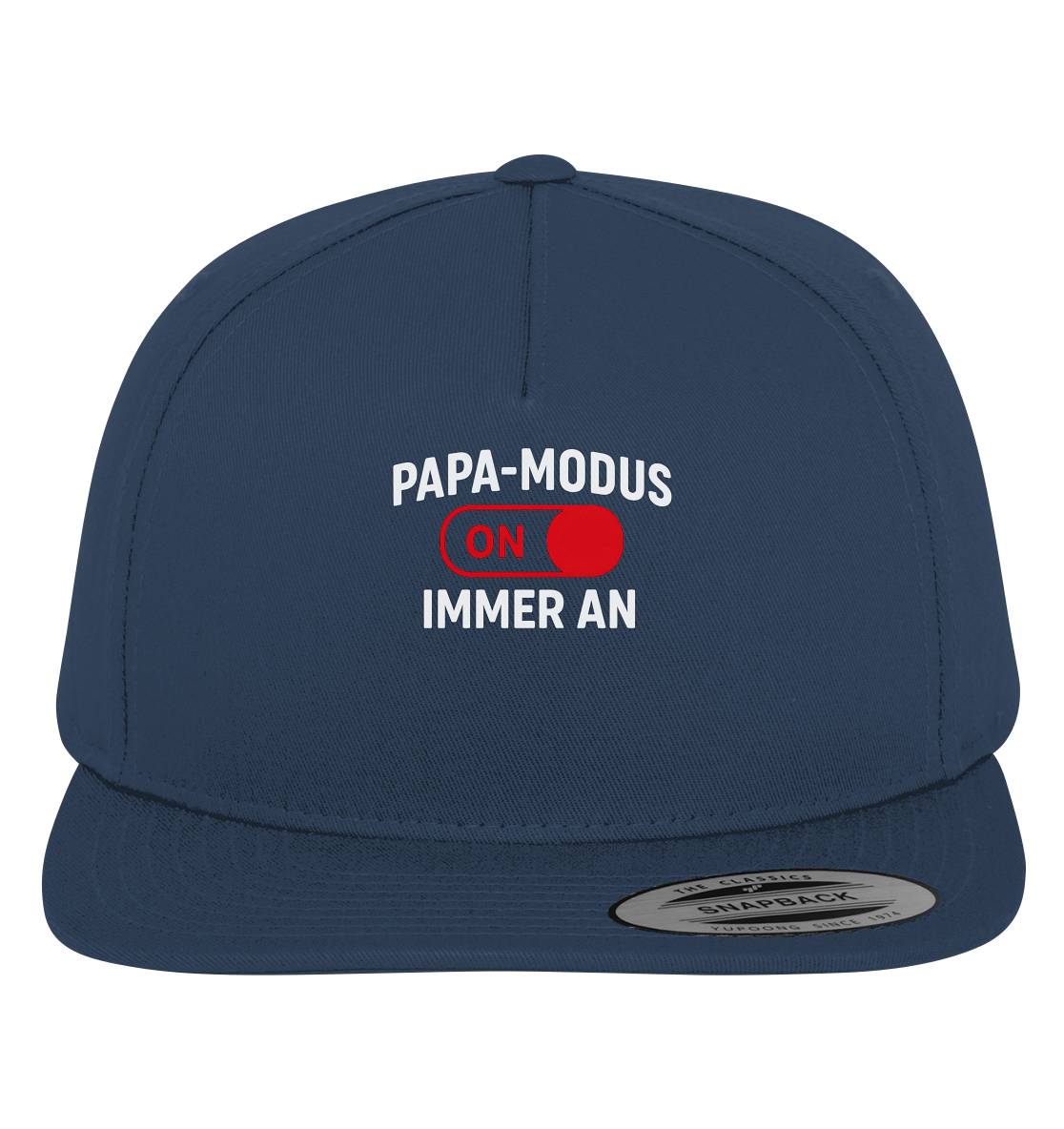 Papa-Modus On - Rot - Premium Snapback