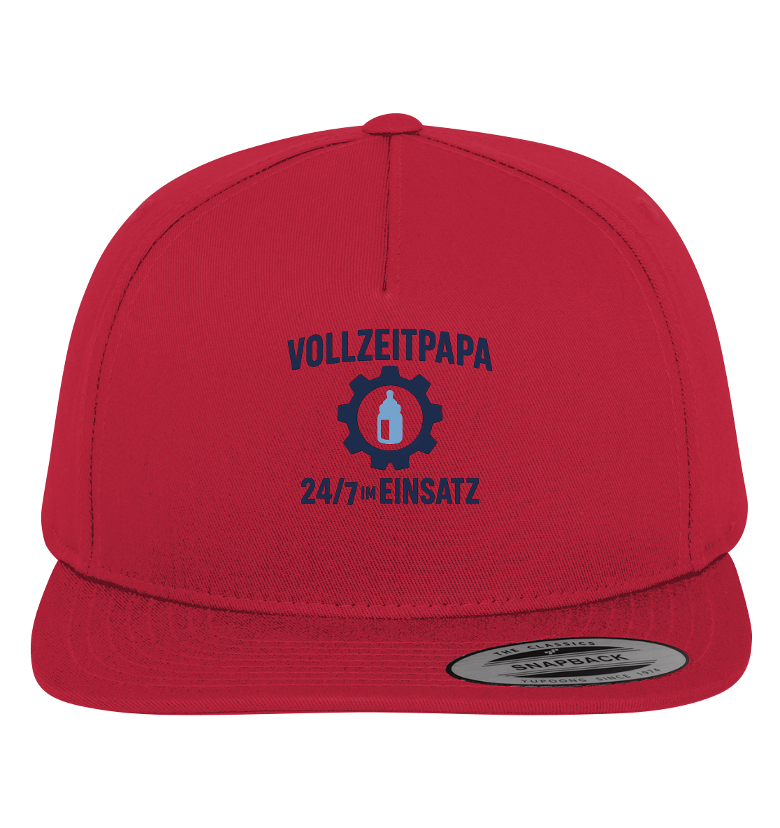 Vollzeitpapa - 24/7 im Einsatz - Fläschchen - Premium Snapback