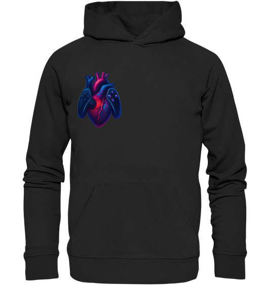 Heart of a Gamer – Pixel Pulse - Premium Unisex Hoodie